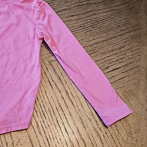 Pink long sleeve top size XS 4-5 - Picture 3 of 6